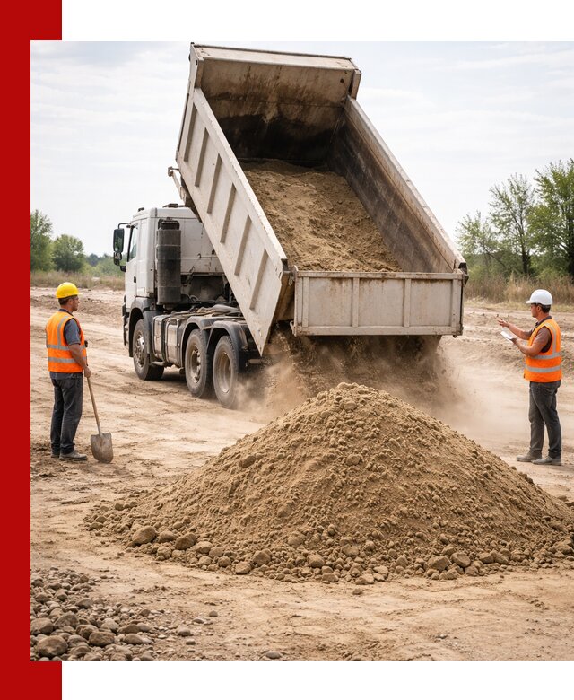 Доставка самосвалом 15 кубов в Медногорске за город и по городу