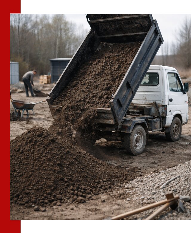 Аренда минисамосвала в Медногорске для доставки сыпучих материалов