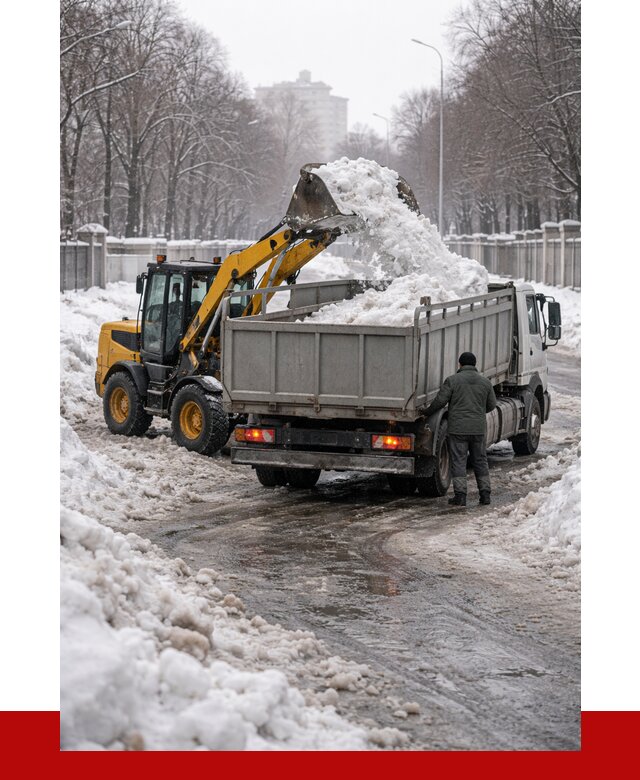 Вывоз снега с погрузкой в Медногорске от 3560 р. ПРОНЕРУДМдн