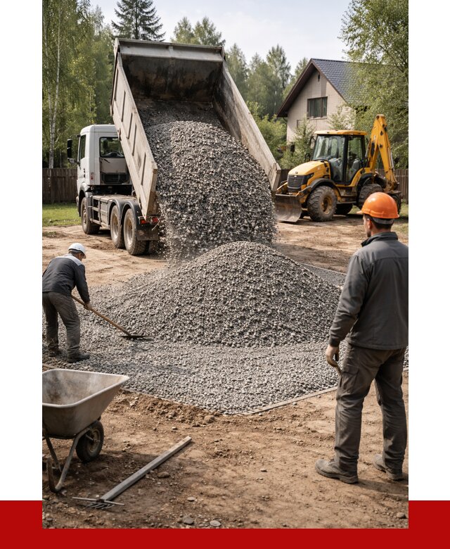 Отсыпка участка щебнем в Медногорске от 6612 р. ПРОНЕРУДМдн