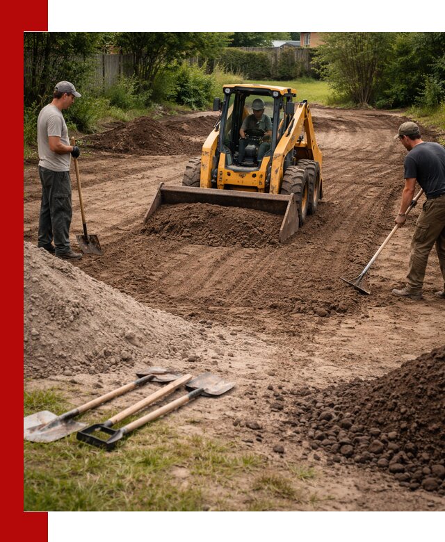 Планировка участка грунтом с вывозом и доставкой в Медногорске