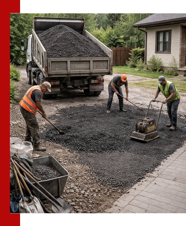 Асфальтовая крошка для двора с доставкой в Медногорске